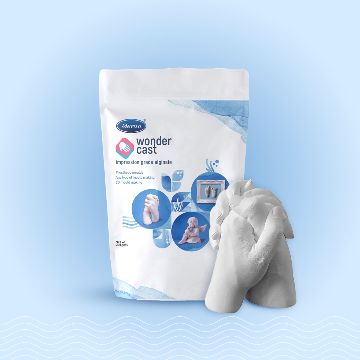 Wondercast Impression Grade Alginate - 953 gm (40% OFF)