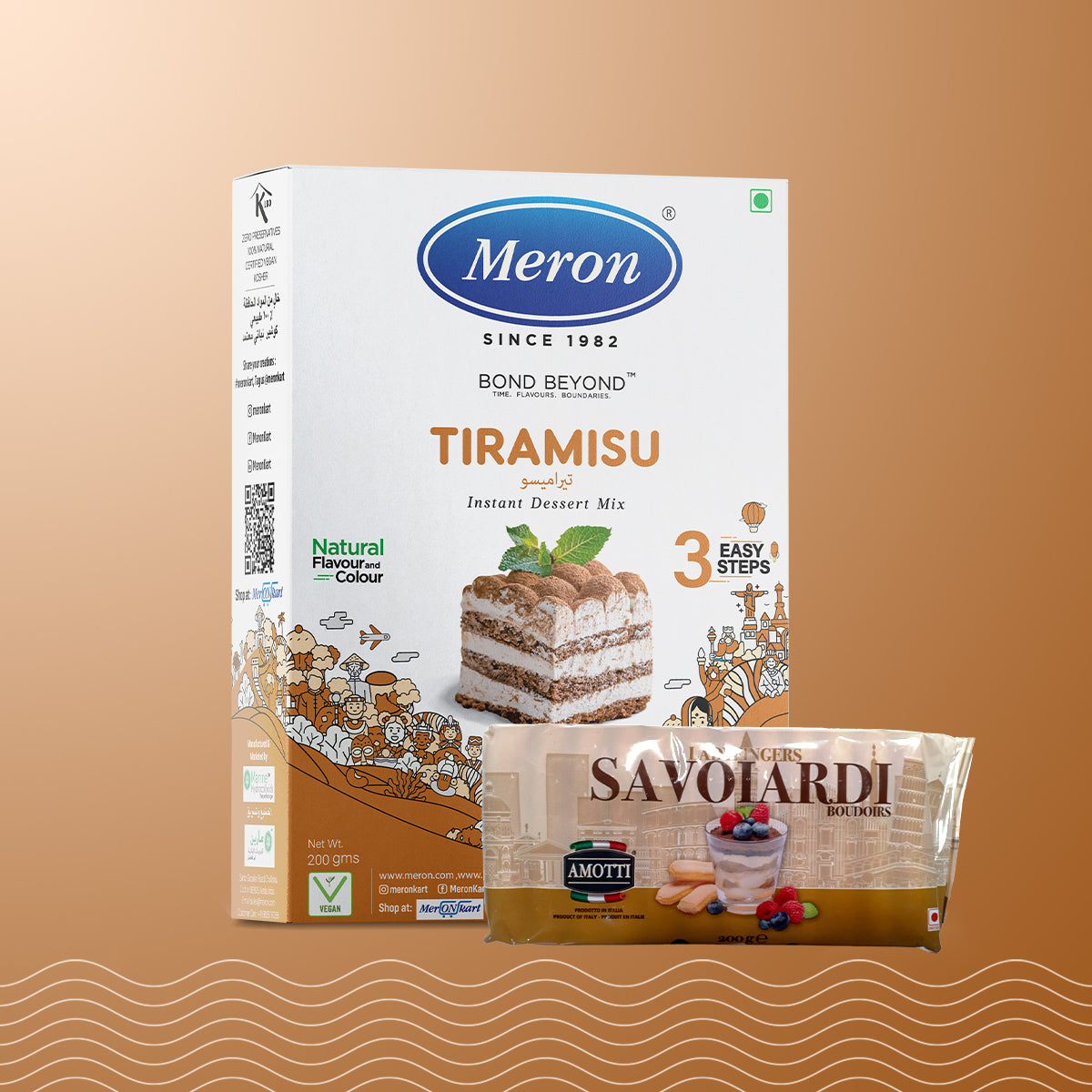 Meron’s Tiramisu Combo: Ladyfingers + Tiramisu Mix