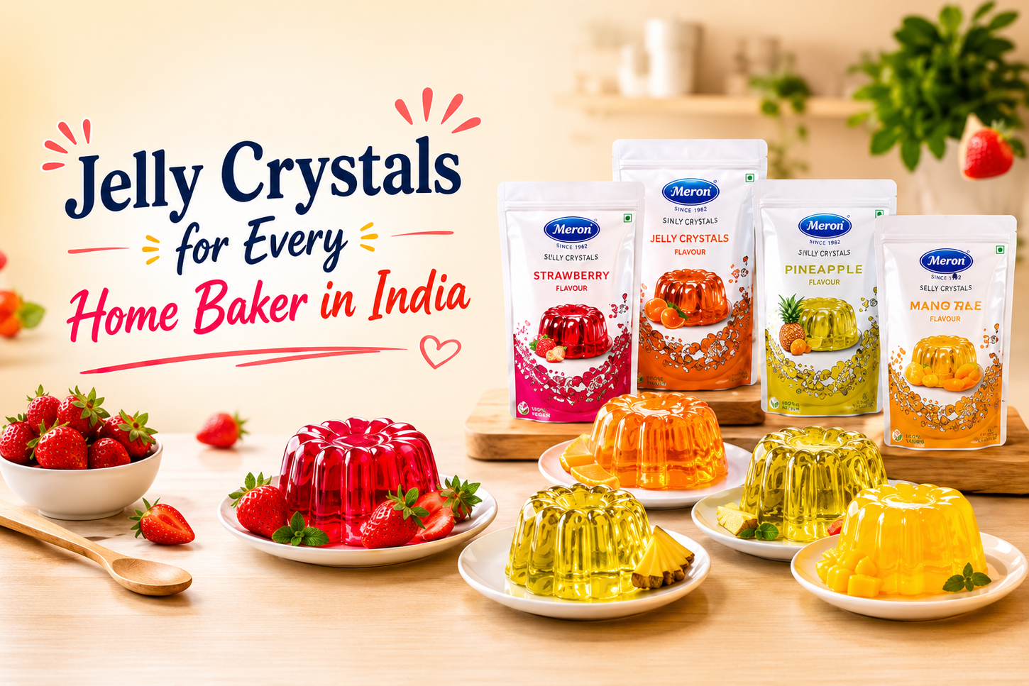 Jelly Crystals for Home Bakers