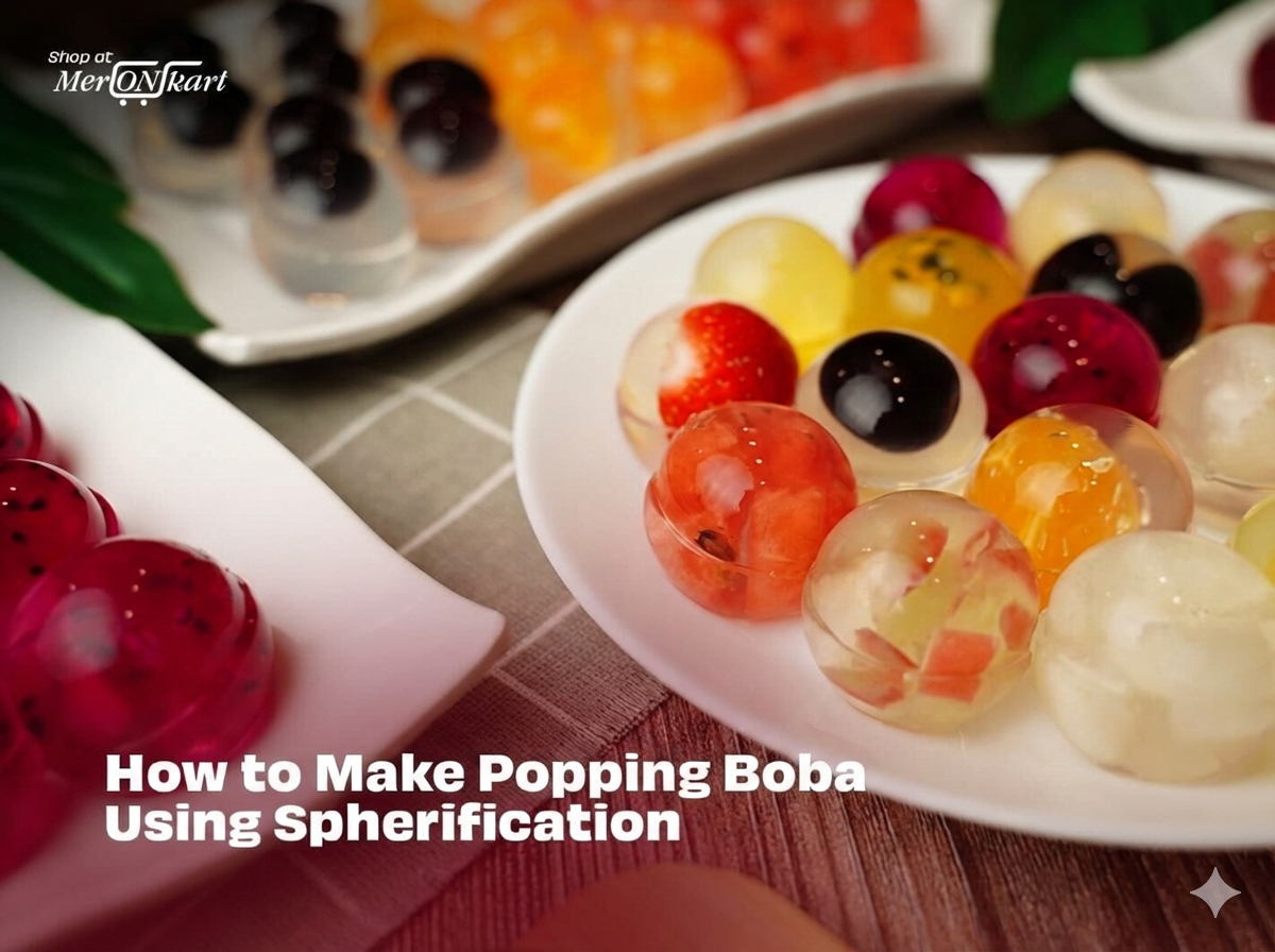 How to Make Popping Boba Using Spherification