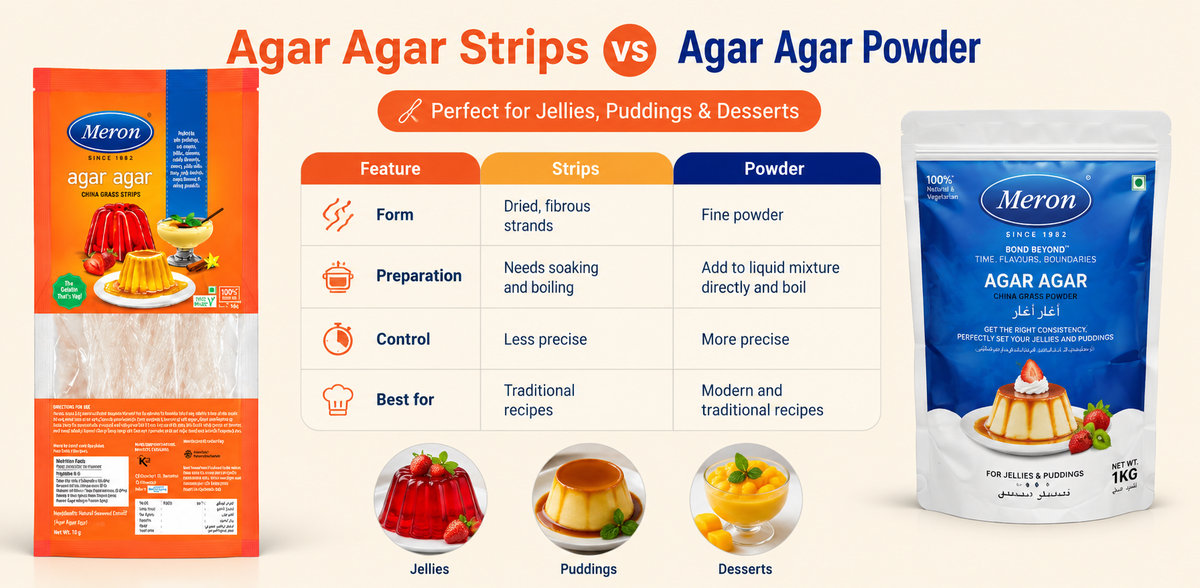 Agar Agar strips for cooking