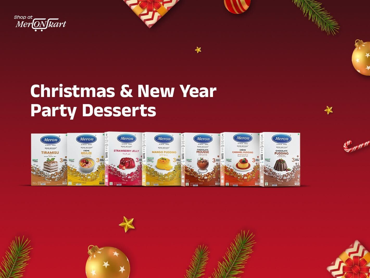 Chritmas and Newyear Party Desserts