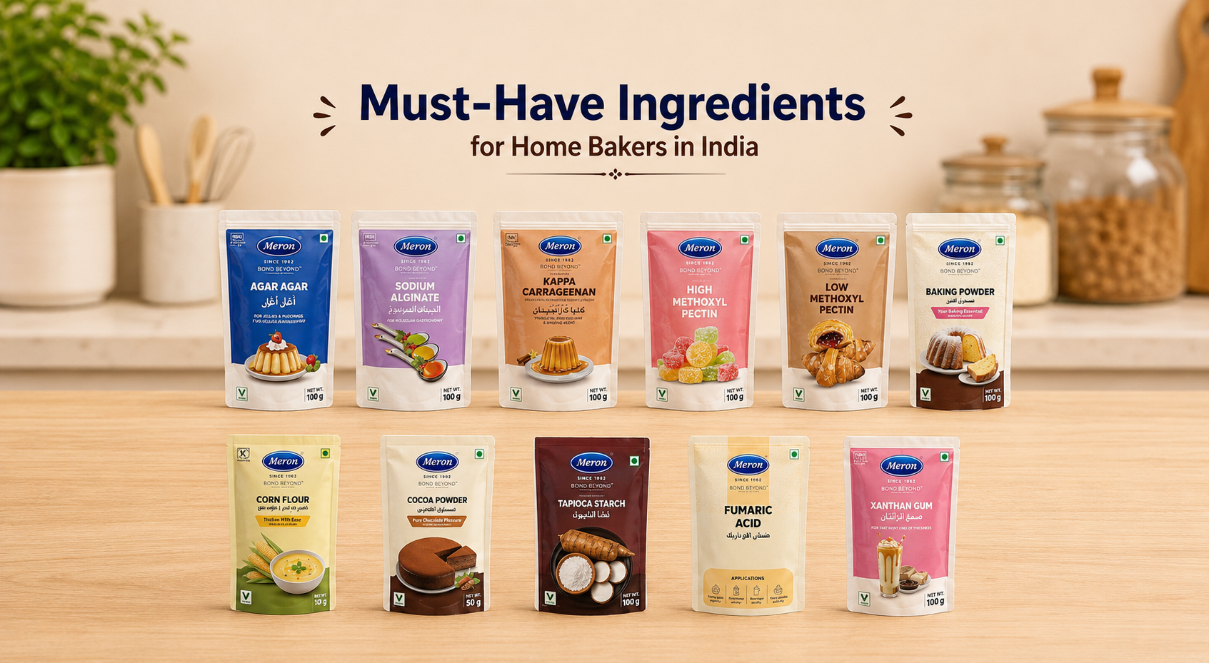Must have Ingredients for home bakers