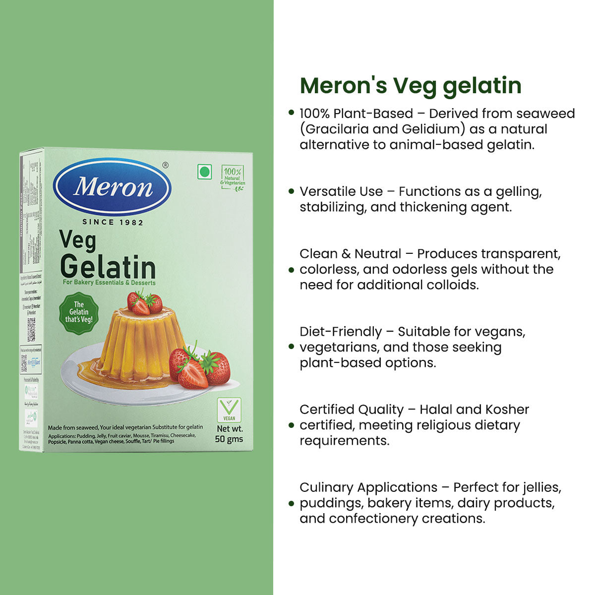 Veg Gelatin - 50 gm