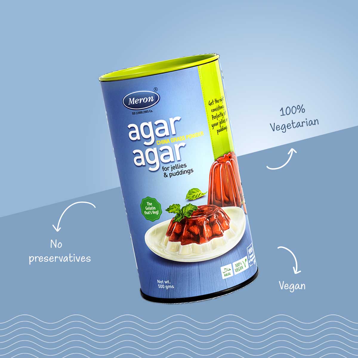 Agar Agar China Grass Powder - 500 gm