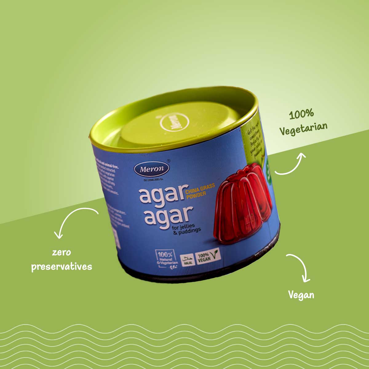 Agar Agar China Grass Powder - 100 gm