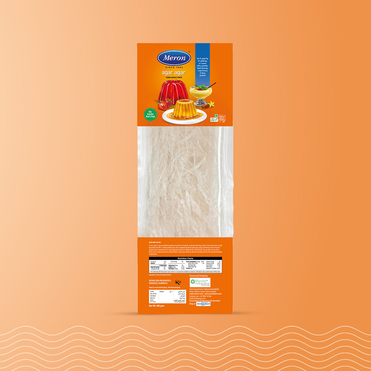 Agar Agar Strips - 100 gm