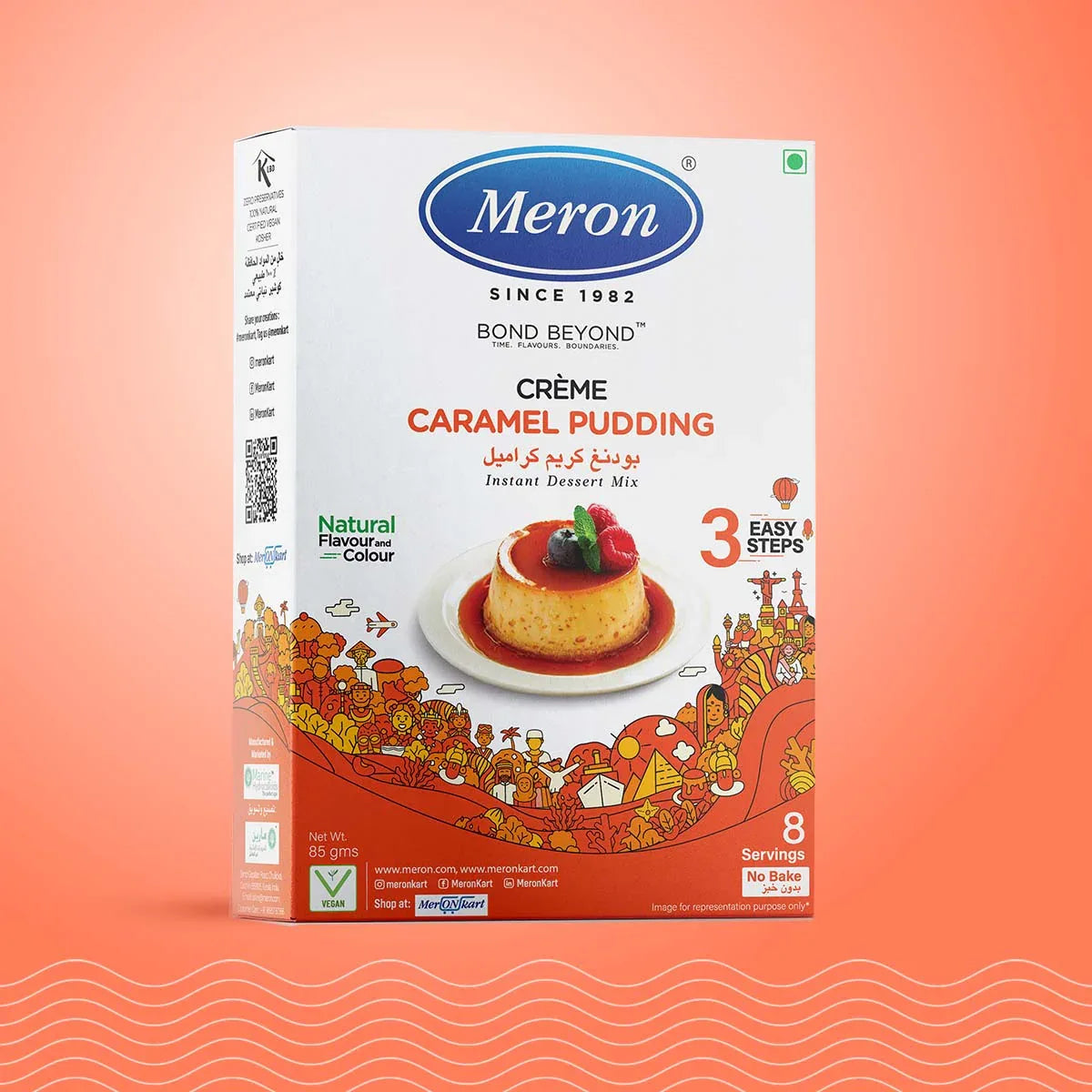 Buy Merons Crème Caramel Pudding Mix Online 85 gm Online – MeronKart