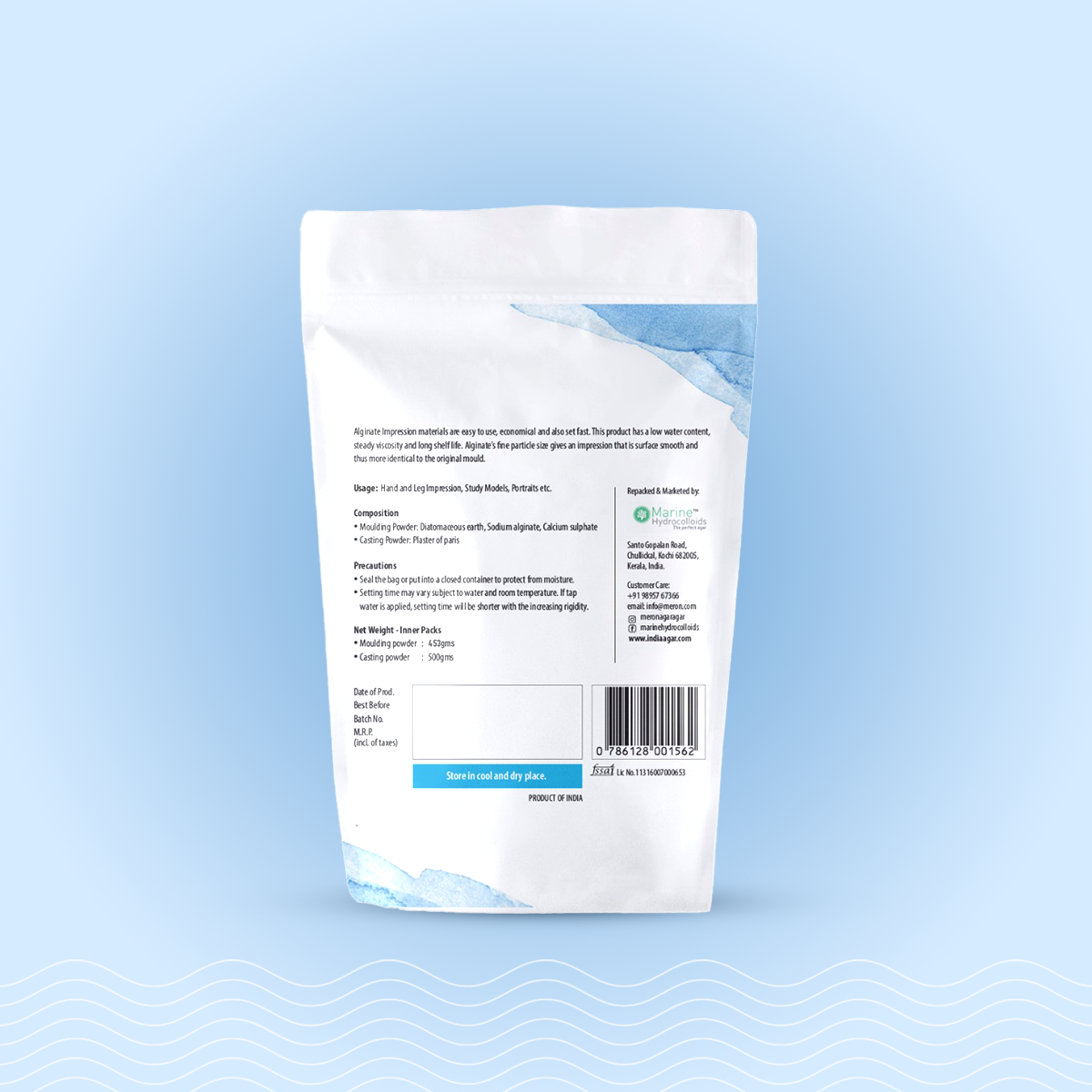 Wondercast Impression Grade Alginate - 953 gm