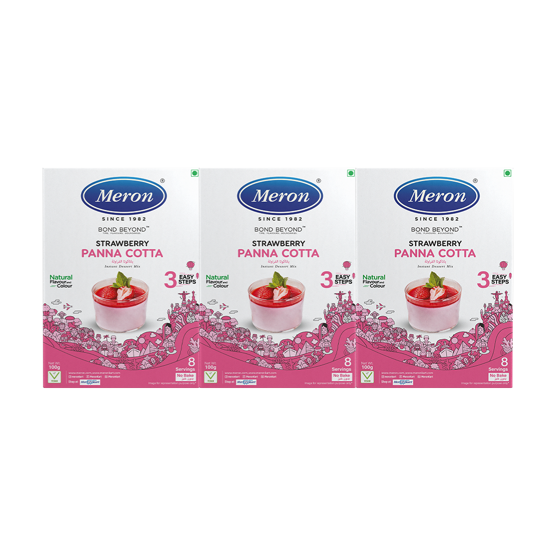 Strawberry Pannacotta - 300 gm