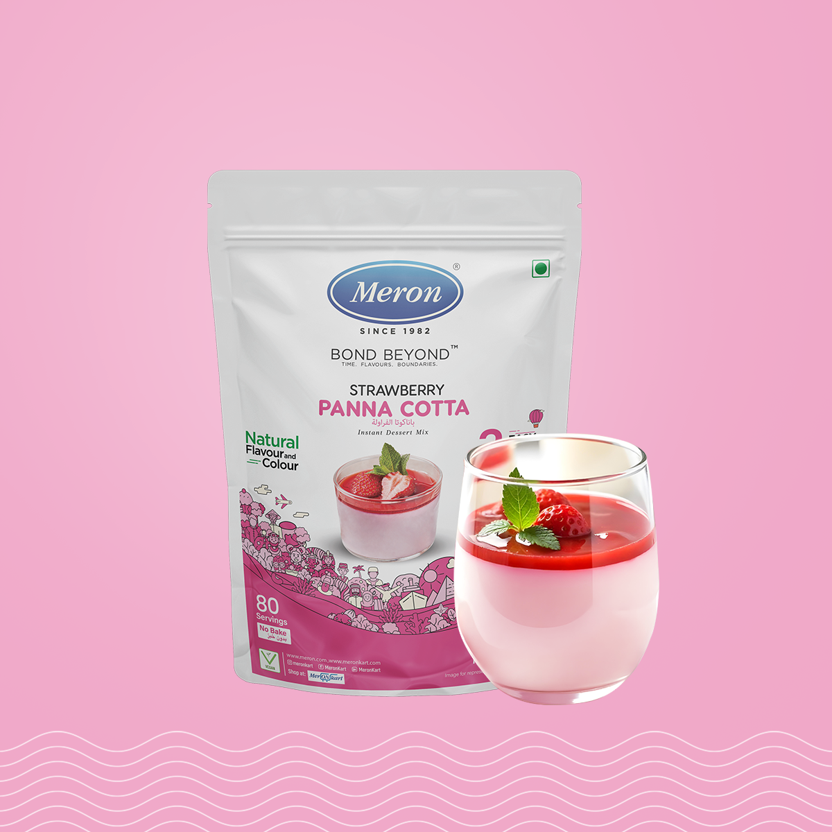 Strawberry Pannacotta - 1 Kg