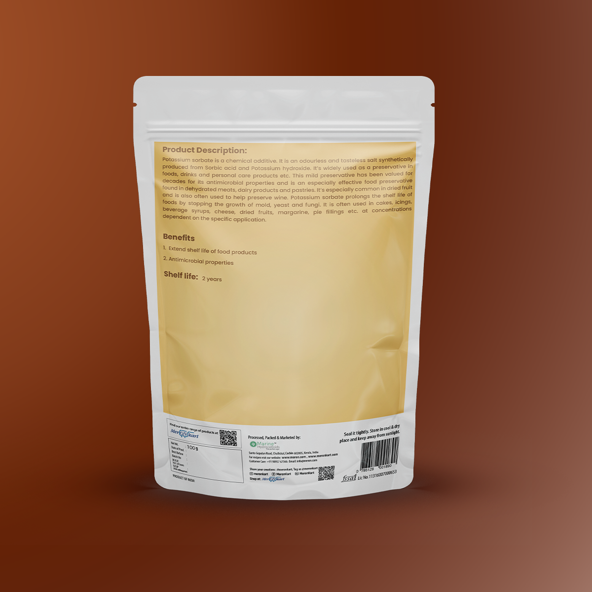Potassium Sorbate - 100 gm