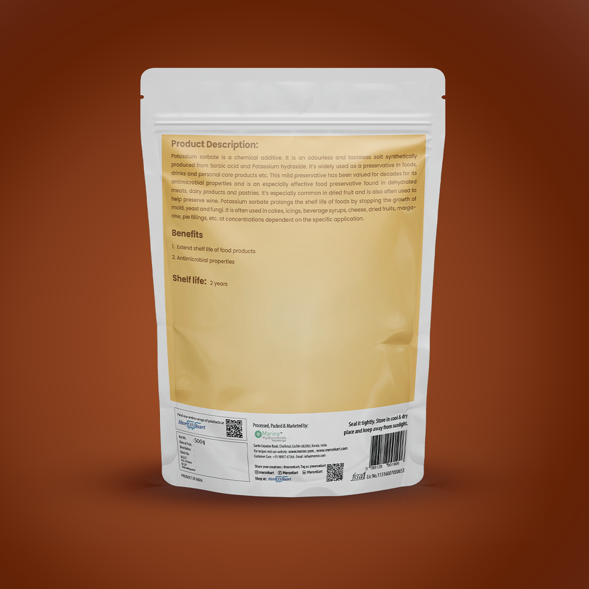 Potassium Sorbate - 500 gm