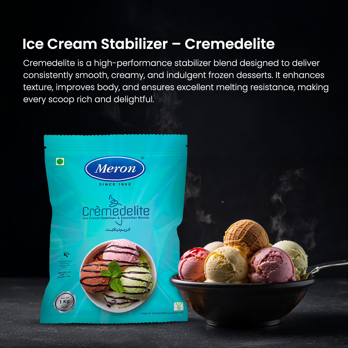 Ice Cream Stablizer - Cremedelite- 1Kg