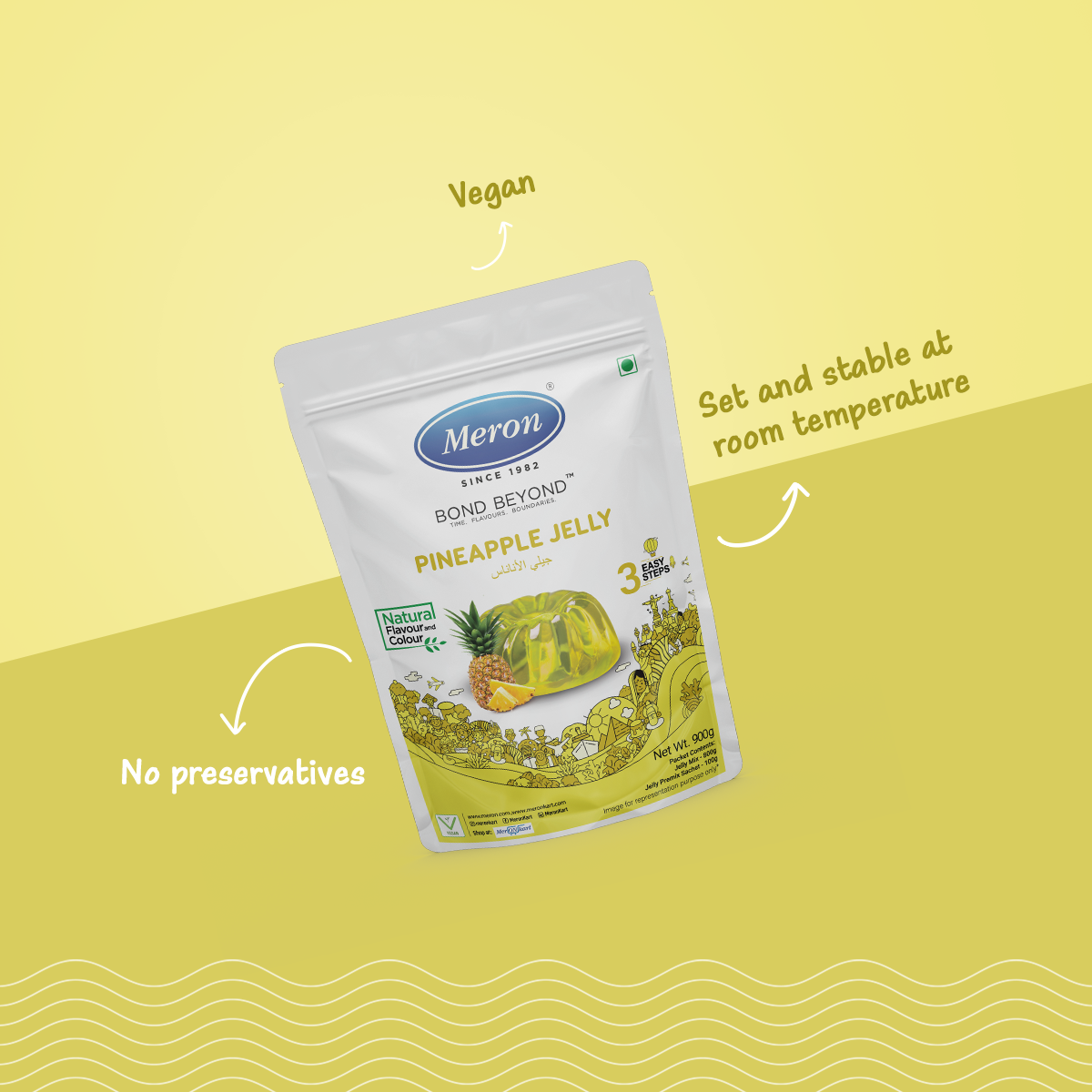 Pineapple Jelly - Natural - 900 gm