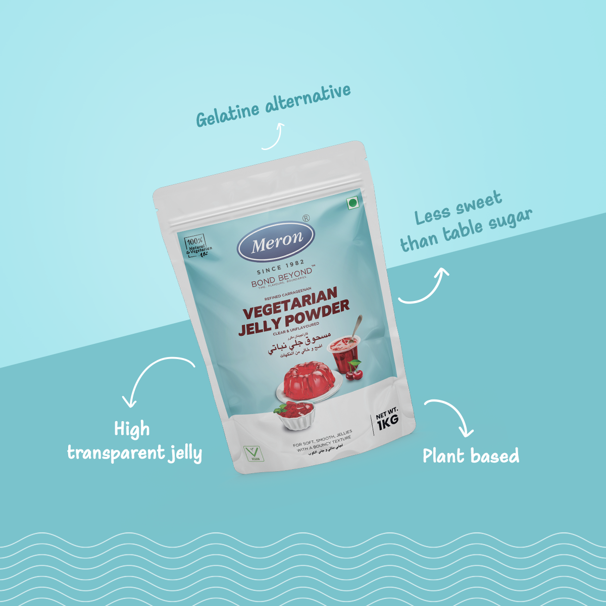Vegetarian Jelly Powder - 1 Kg