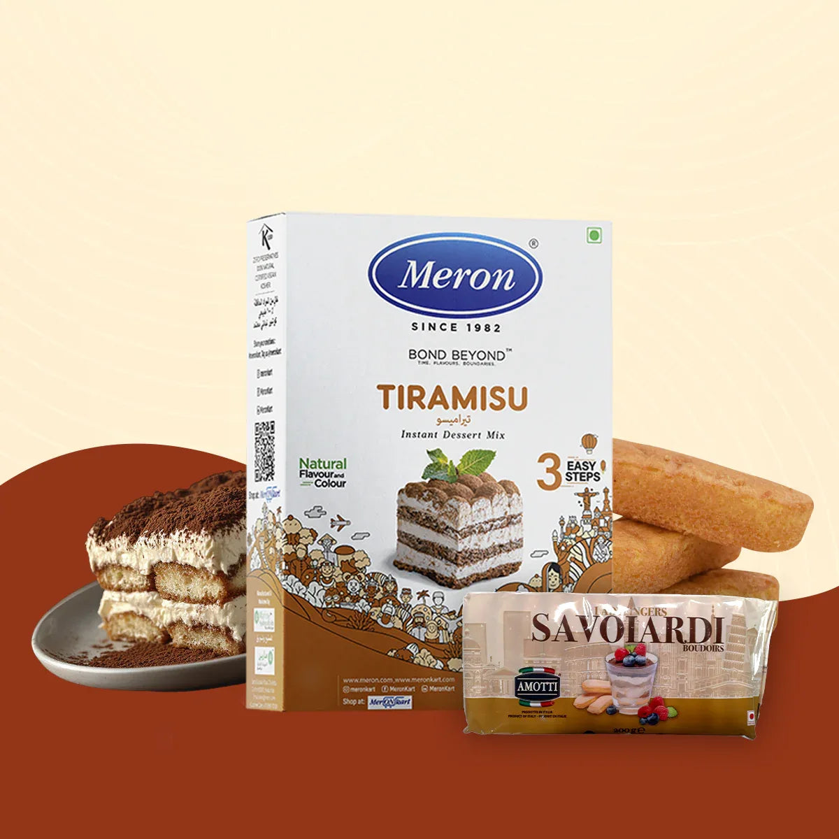 Meron’s Tiramisu Combo:  Ladyfingers + Tiramisu Mix
