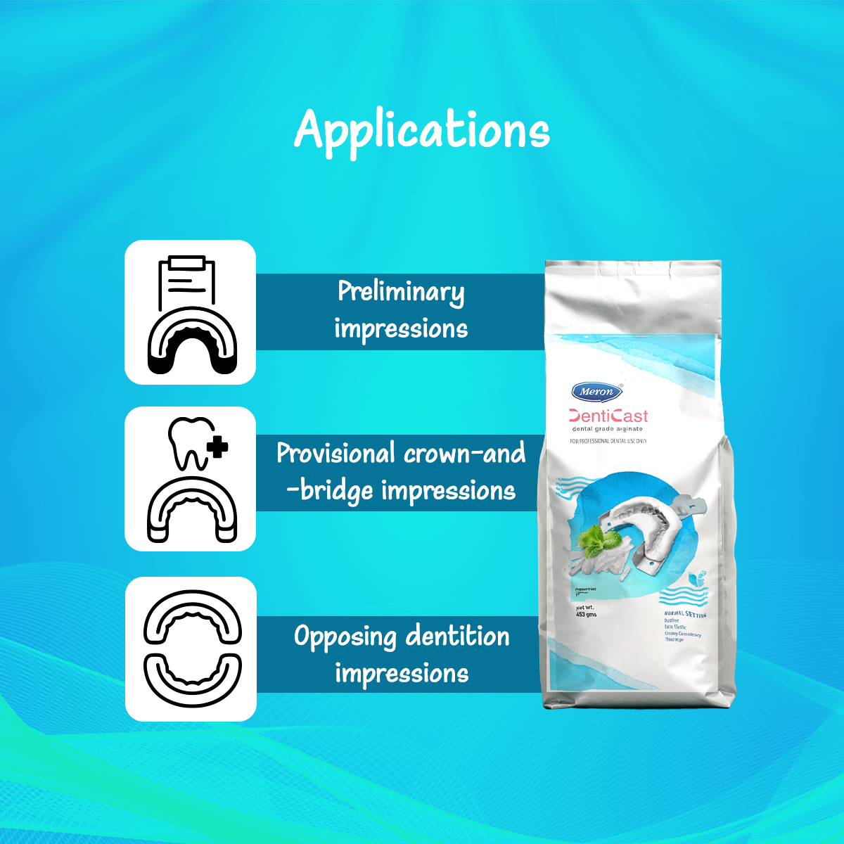 Denticast Dental Grade Alginate - 453 gm
