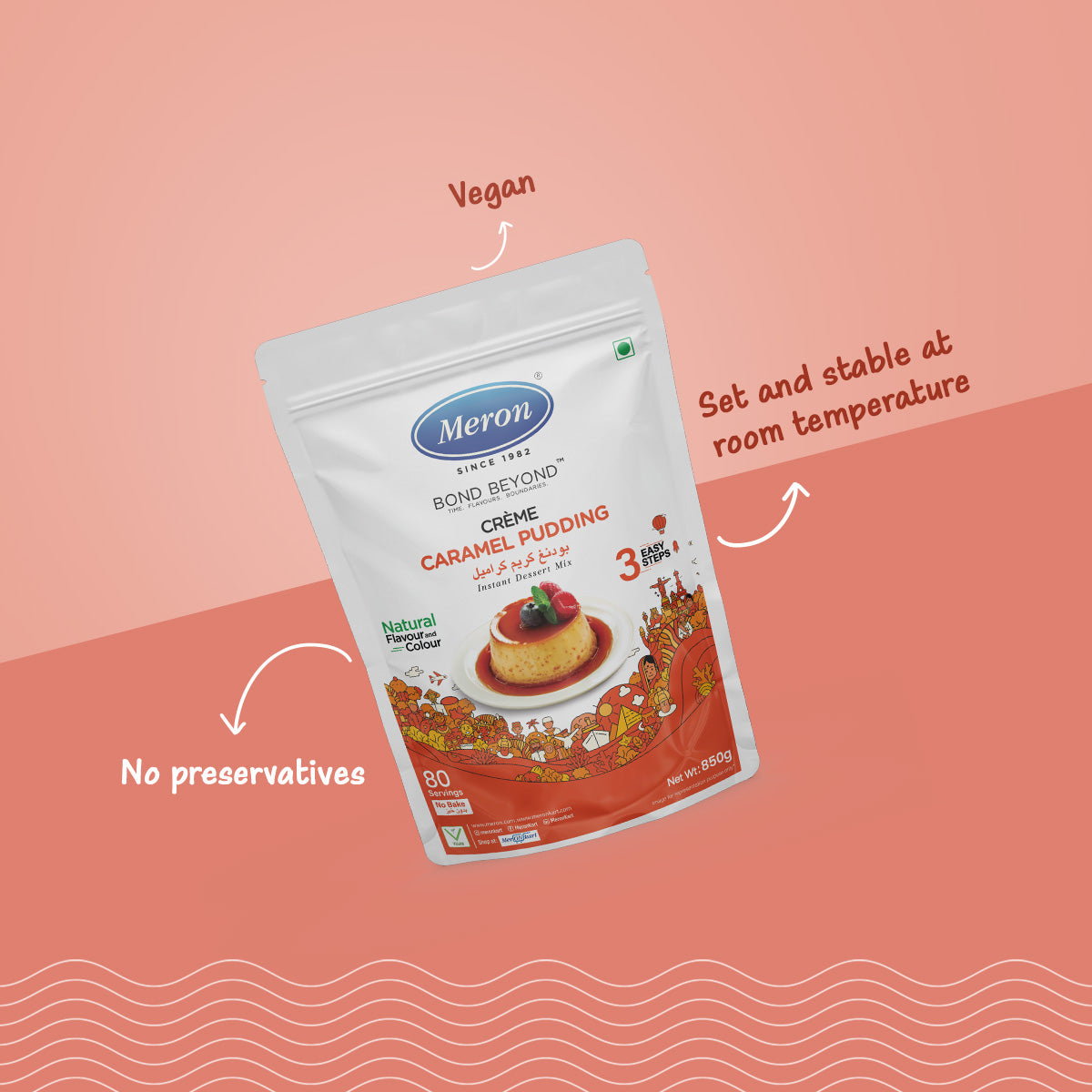 Crème Caramel Pudding - 850 gm