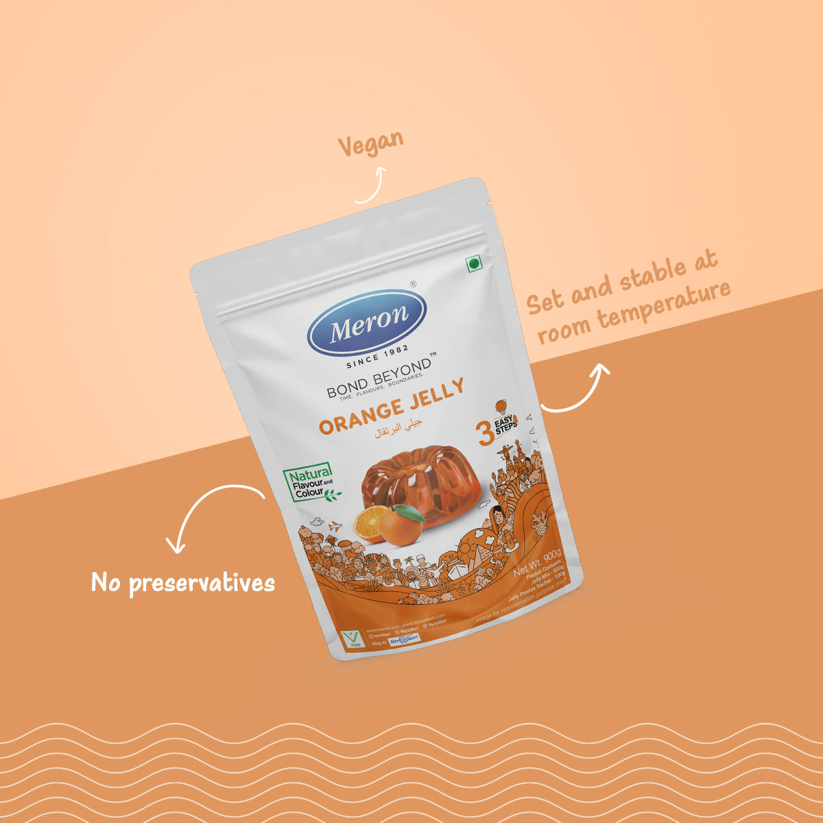 Orange Jelly - Natural - 900 gm