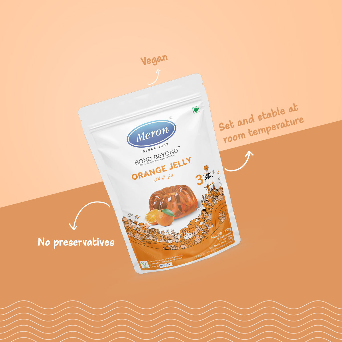 Orange Jelly - 900 gm