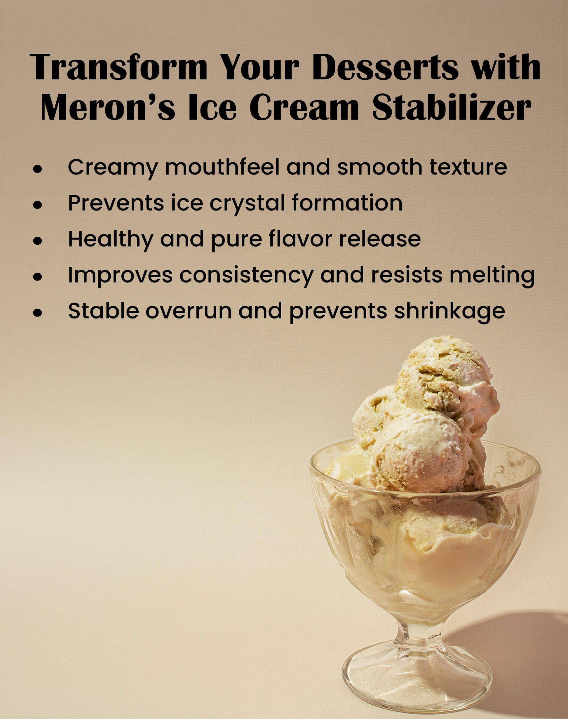 Ice Cream Stabilizer - 500 gm - MeronKart