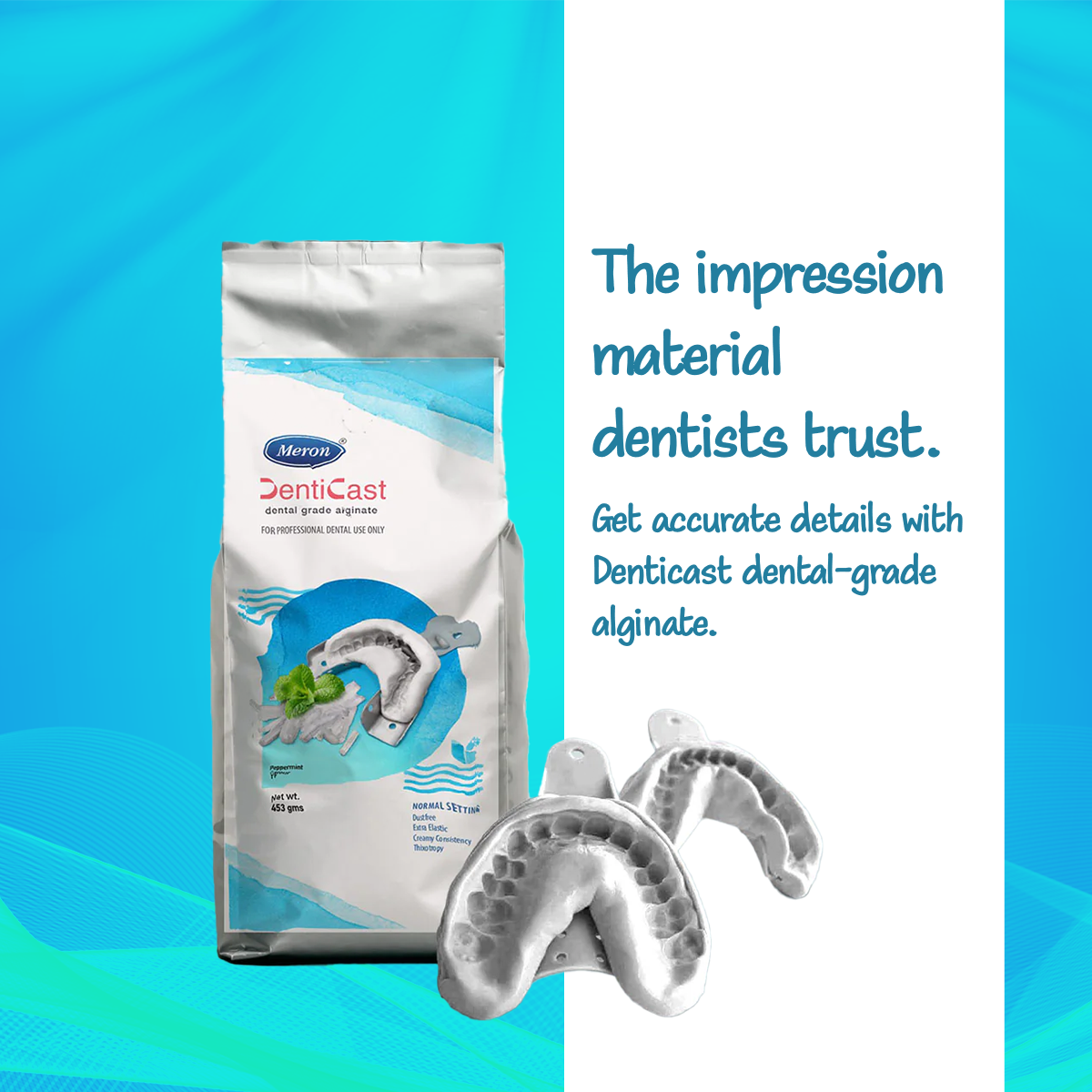 Denticast Dental Grade Alginate - 453 gm