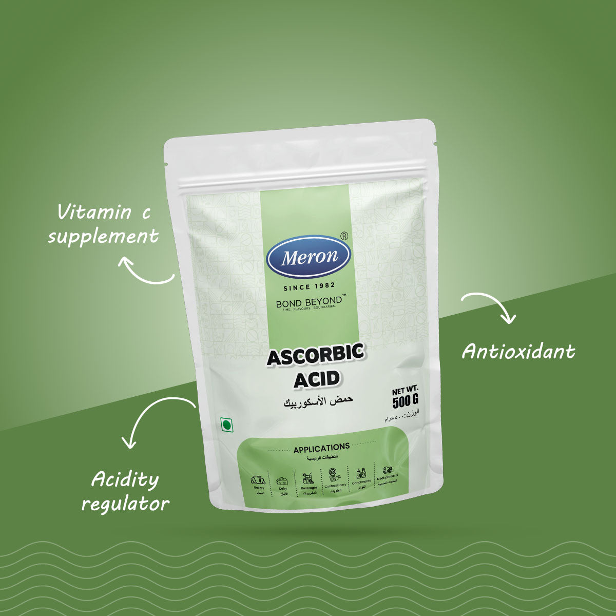Meron Ascorbic Acid (Vitamin C) Powder – 500g