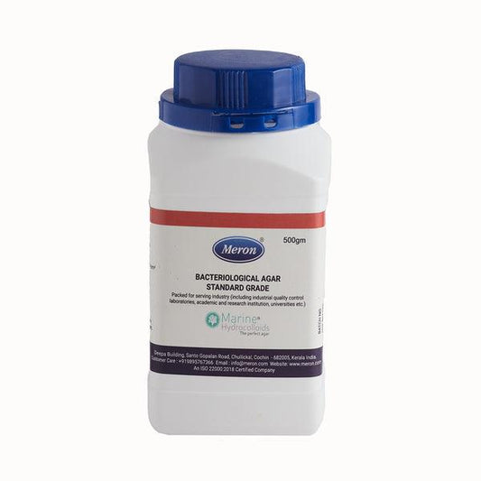 Meron Bacteriological Agar Standard Grade 500 gm - MeronKart