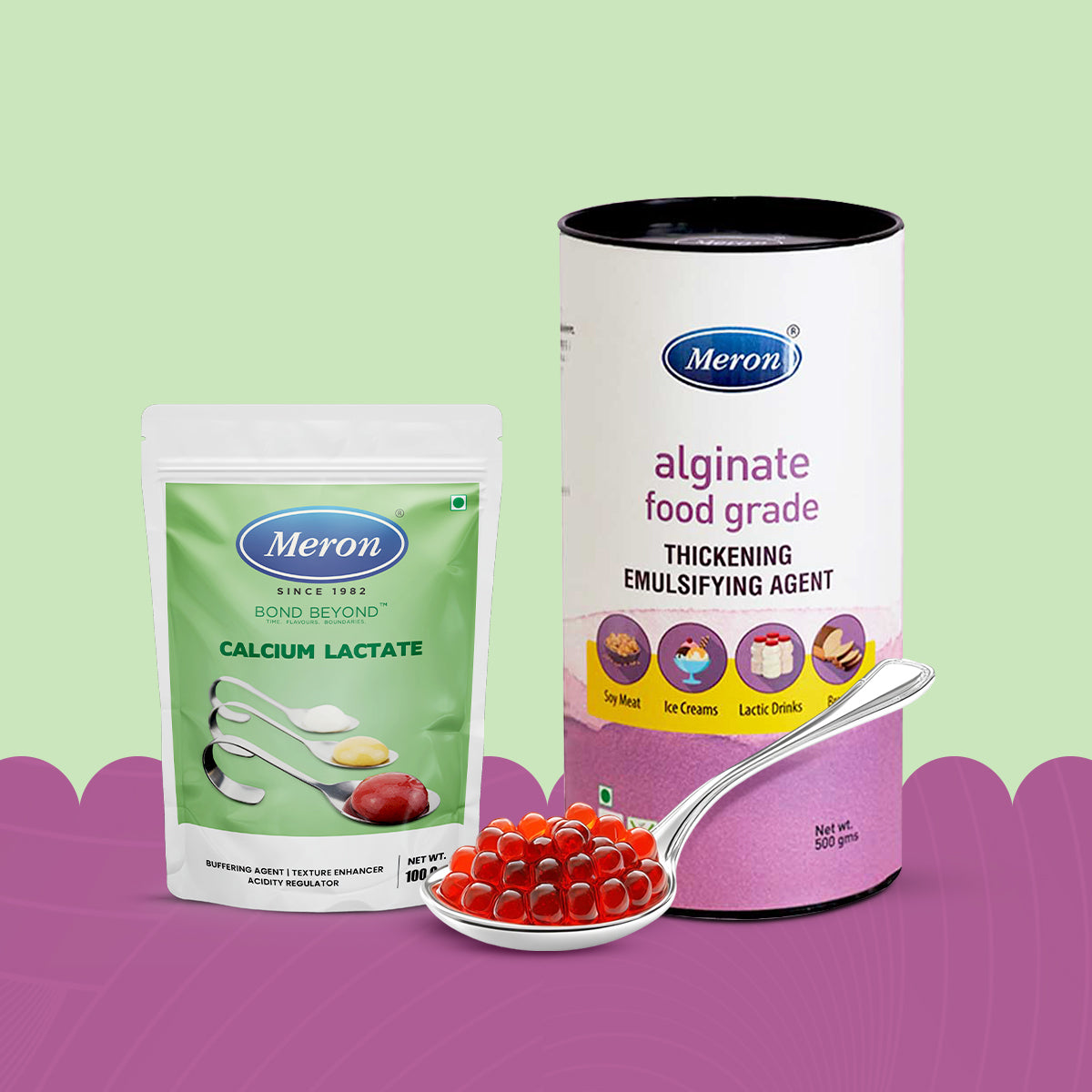 Calcium Lactate and Sodium Alginate Combo