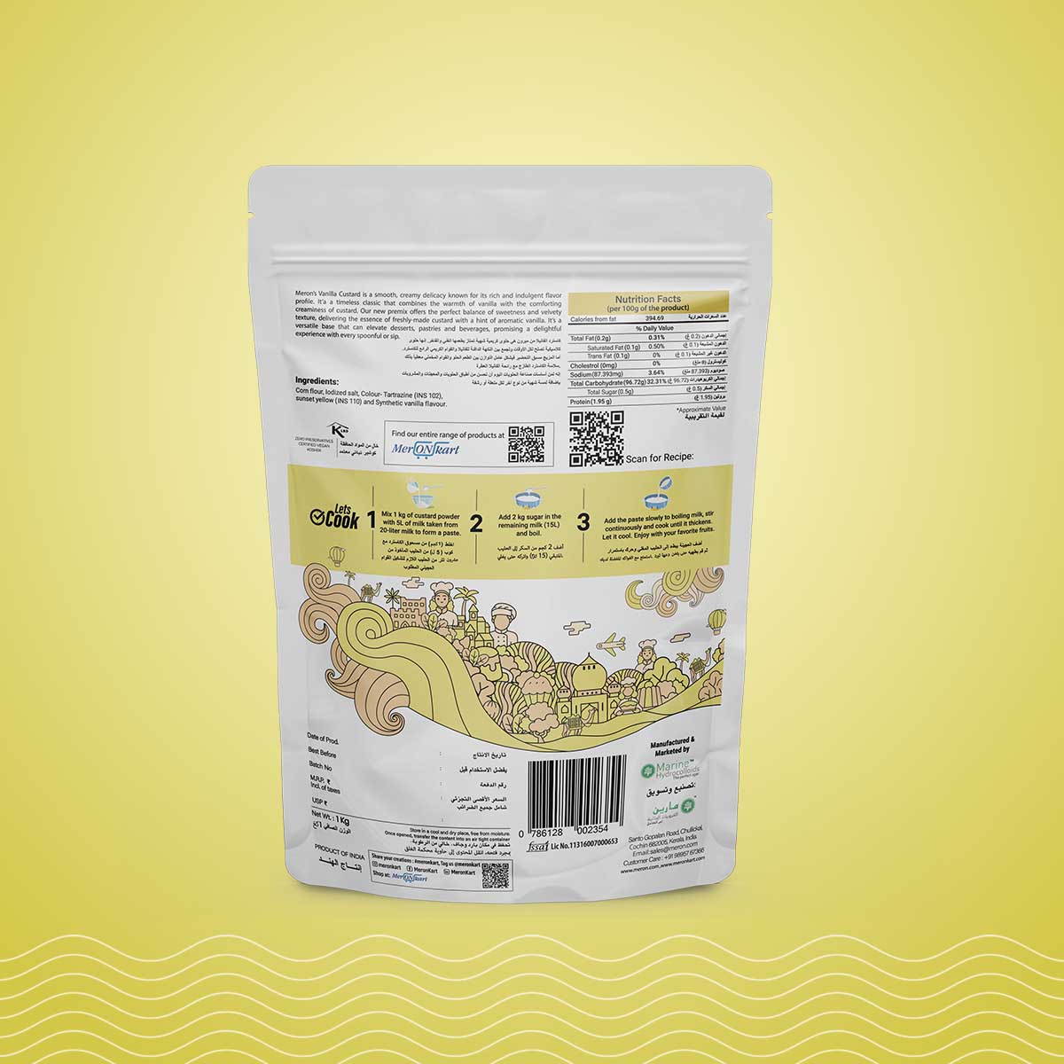 Custard Powder Vanilla - 1000 gm
