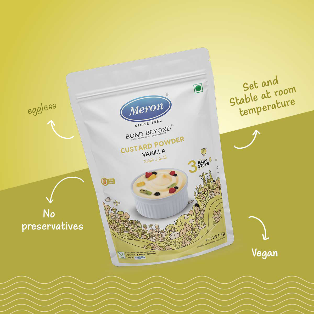 Custard Powder Vanilla - 1000 gm