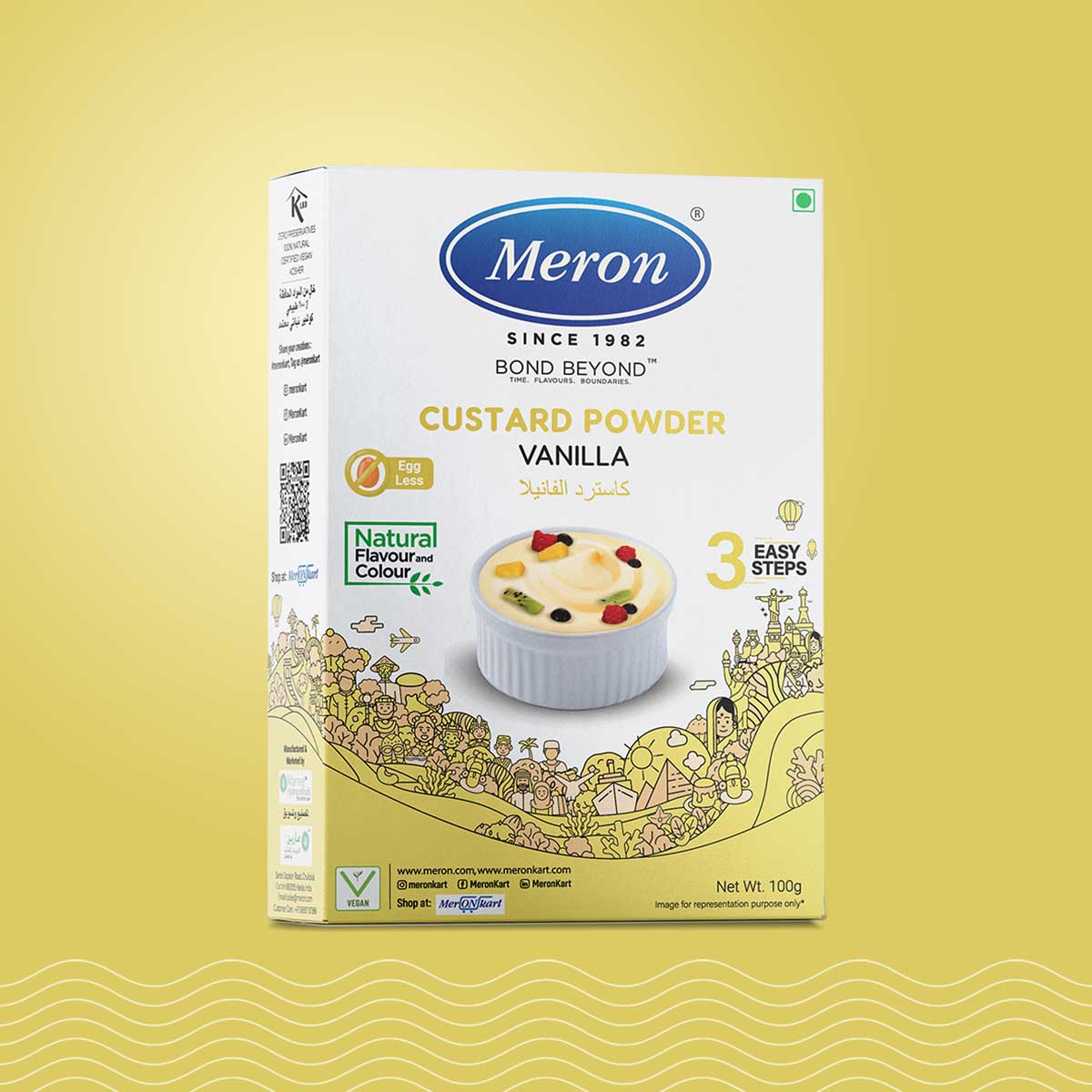 Custard Powder Vanilla- Natural - 100 gm