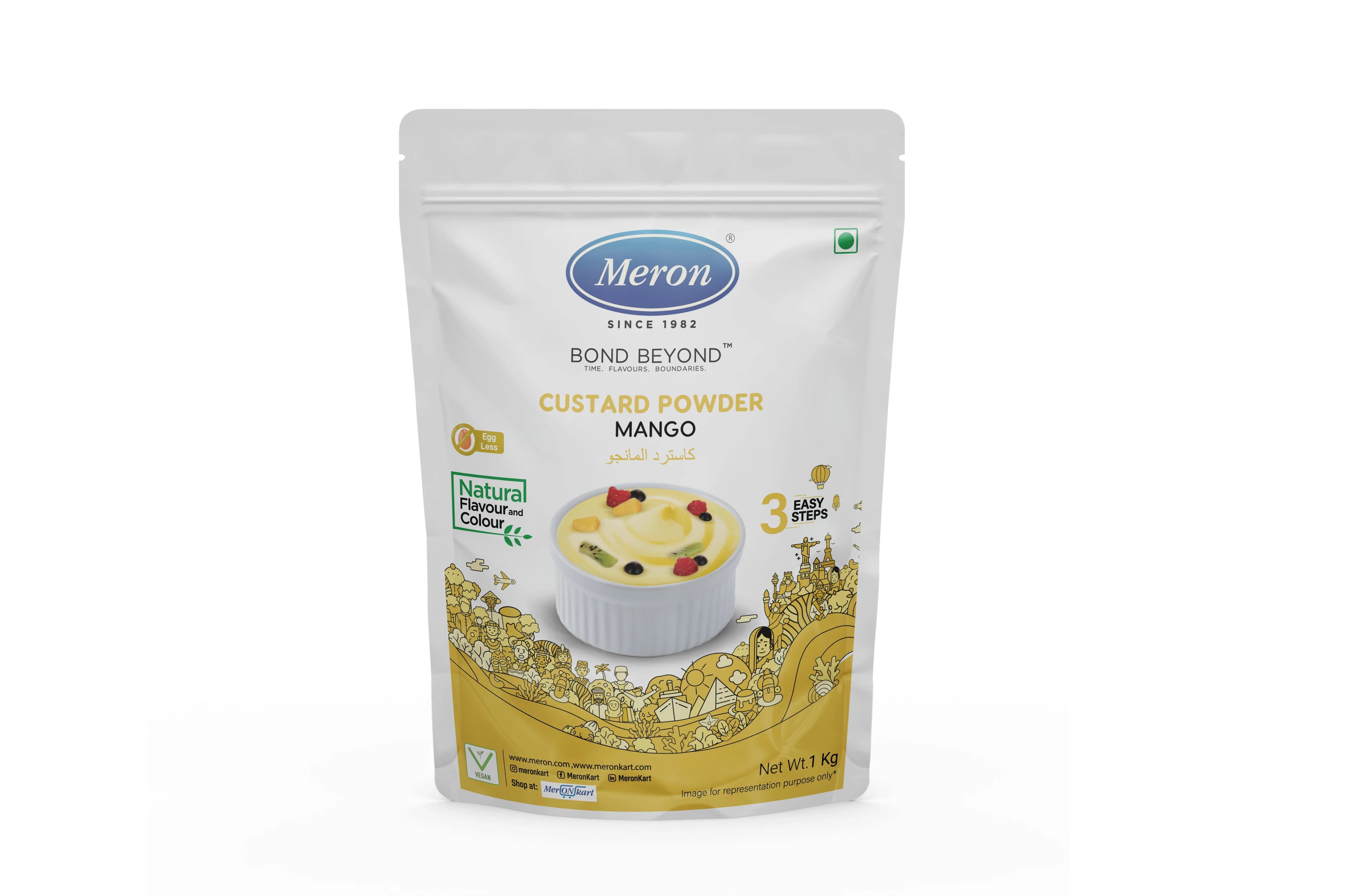Custard Powder Mango -Natural