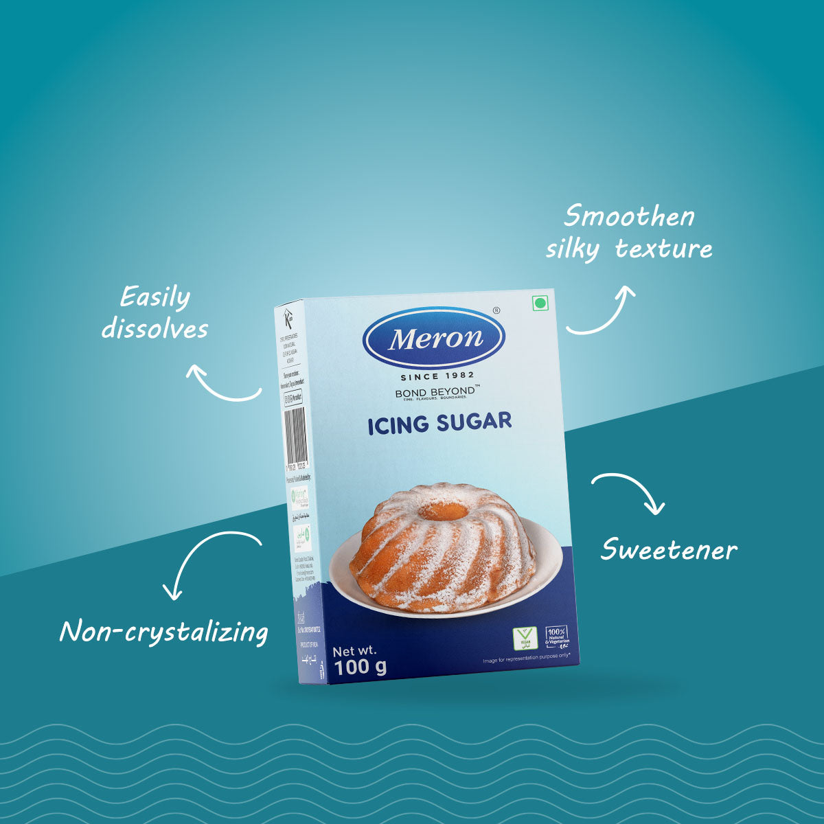Icing Sugar 100g – Finely Milled Confectioner's Sugar for Home Baking