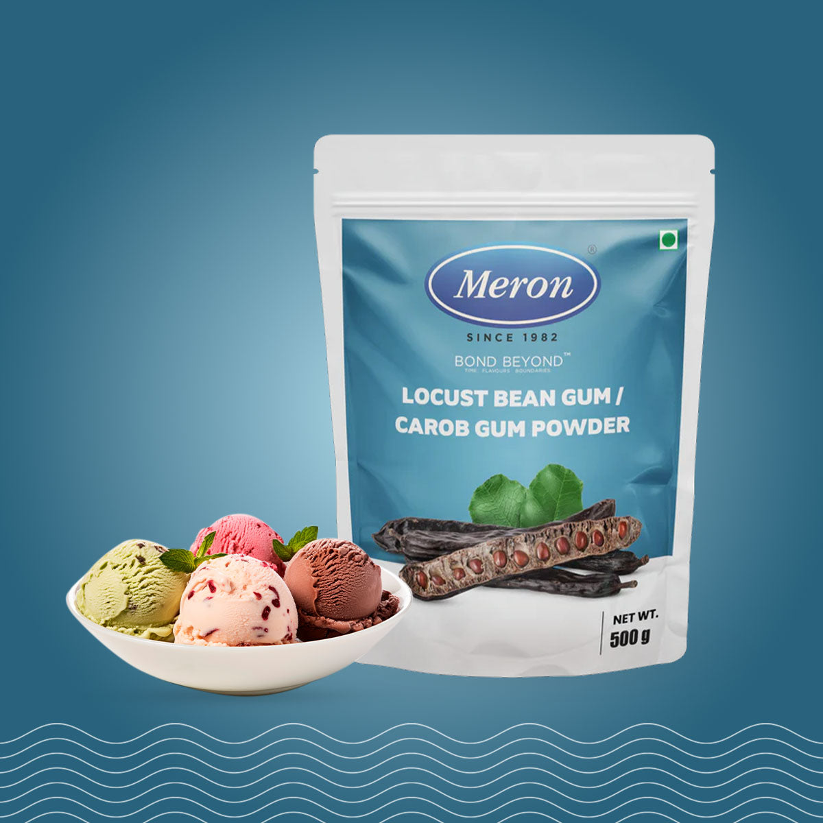 Meron LBG / Carob Gum Powder – Premium Food-Grade Stabilizer | 500g