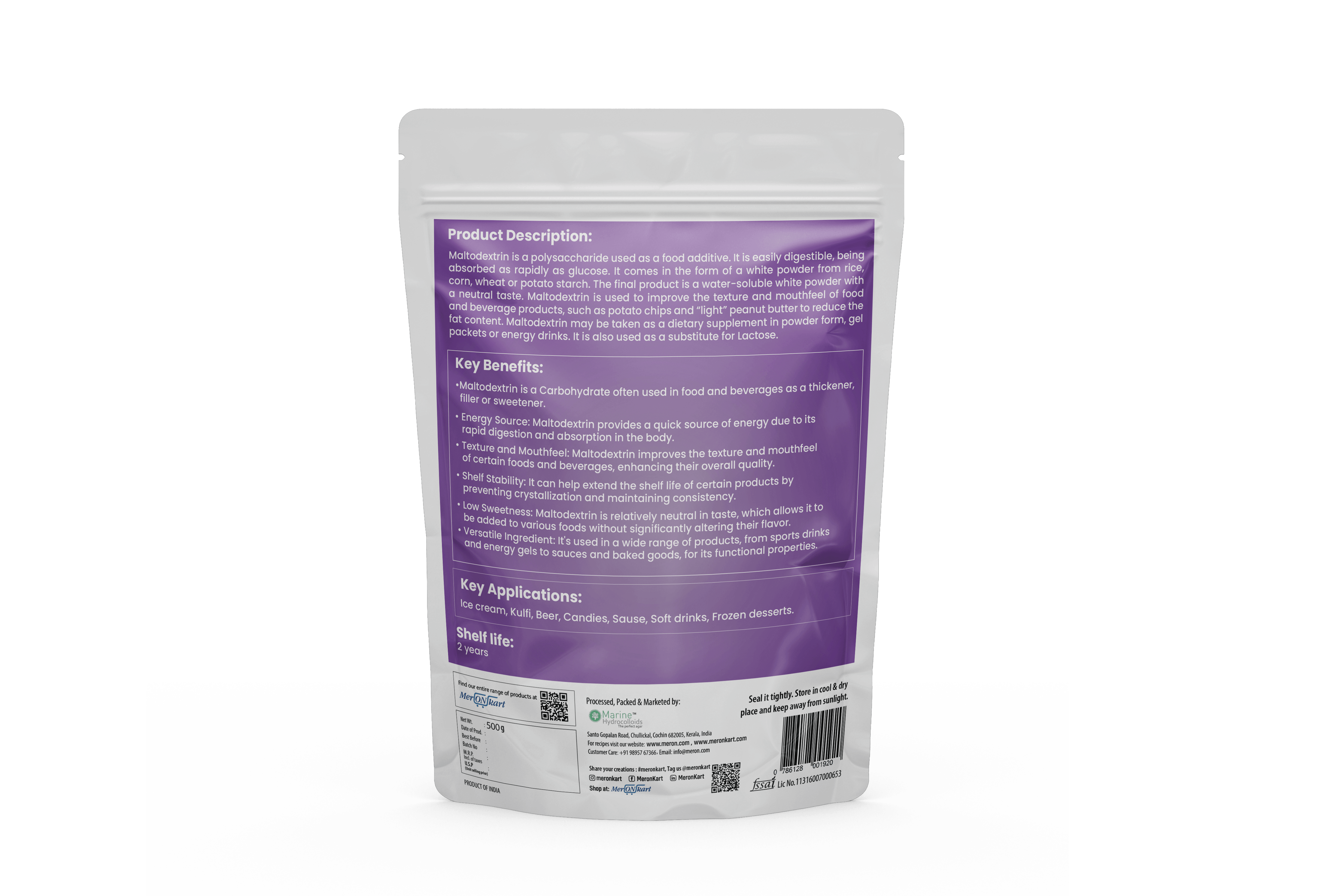 Maltodextrin - 500 gm - MeronKart
