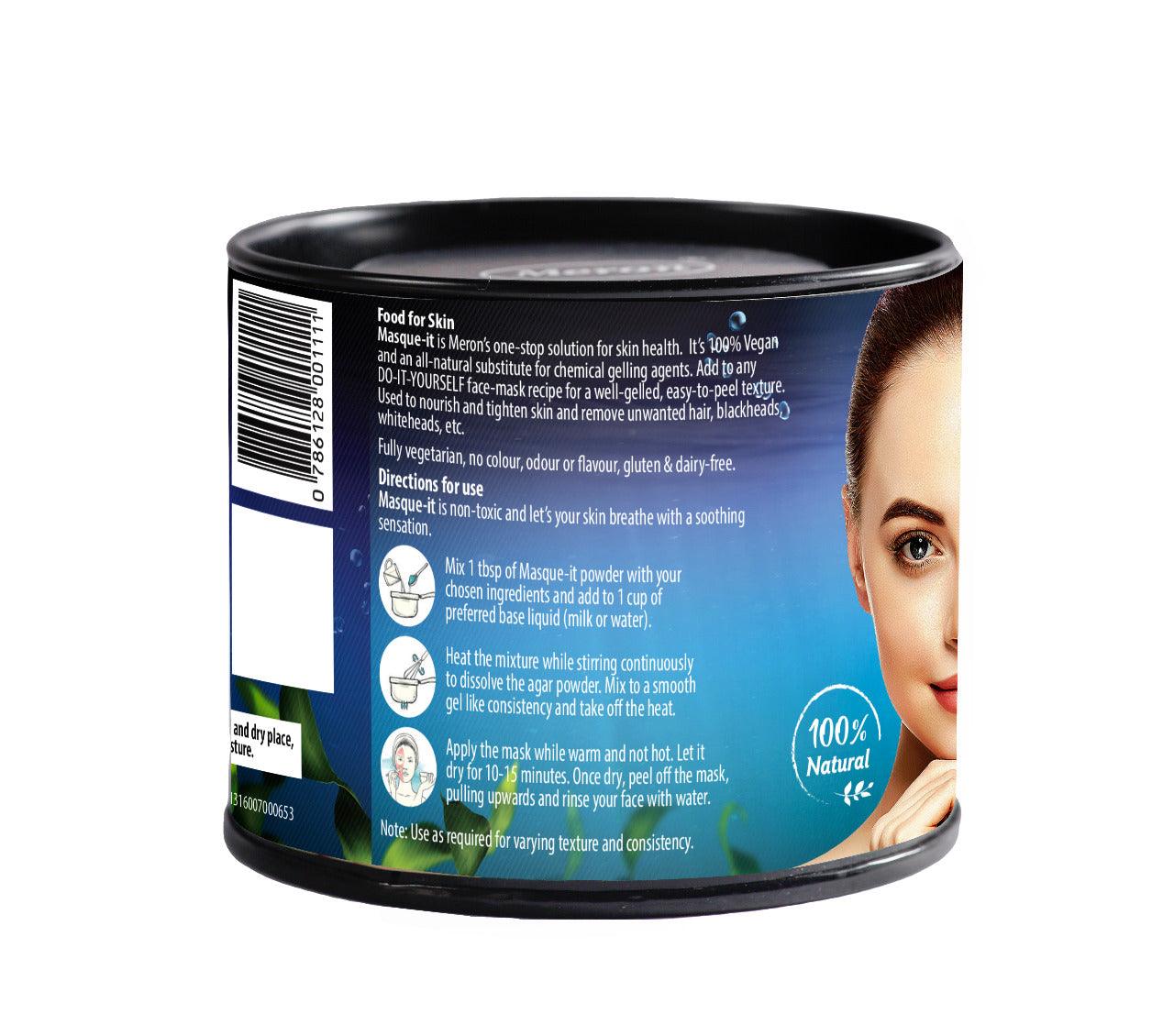 Vegan Cosmetic Agar Agar - Masque-it - 100 gm - MeronKart
