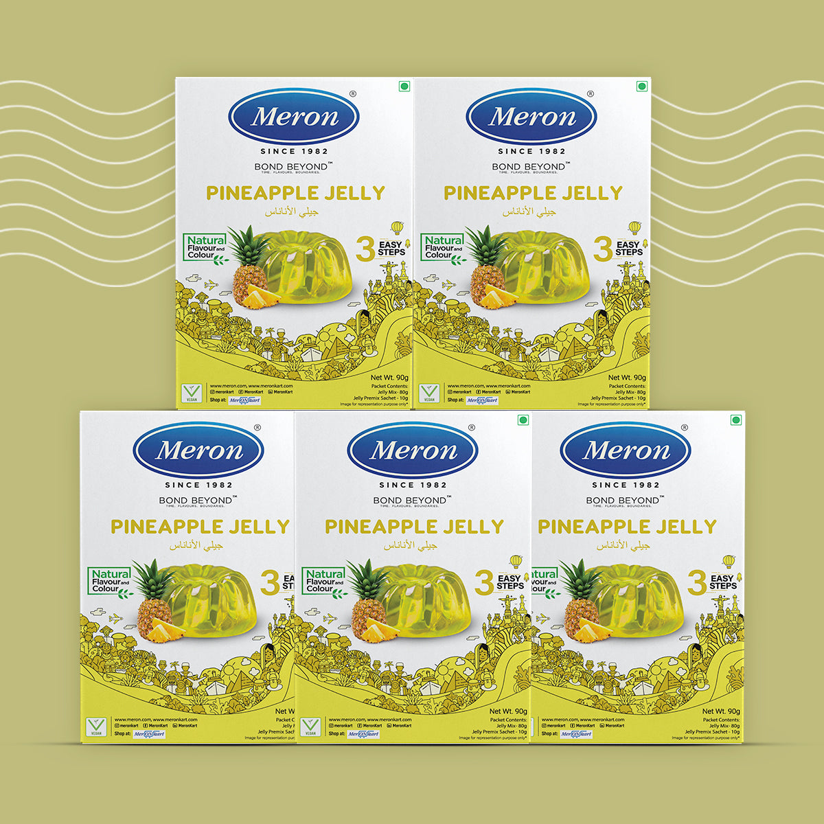 Pineapple Jelly Natural - 90 gm