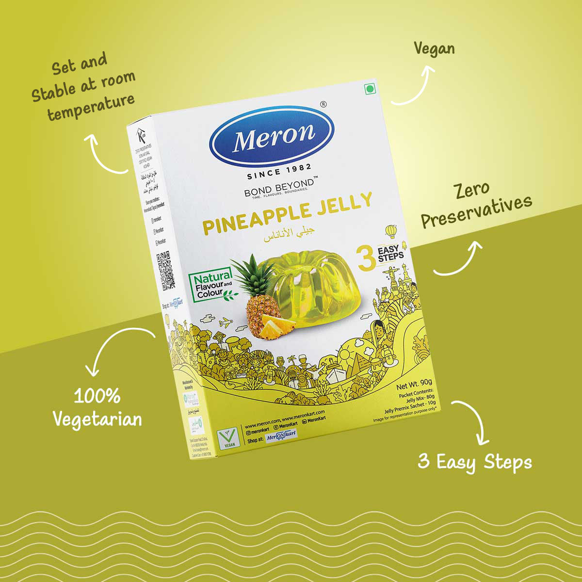 Pineapple Jelly Natural - 90 gm