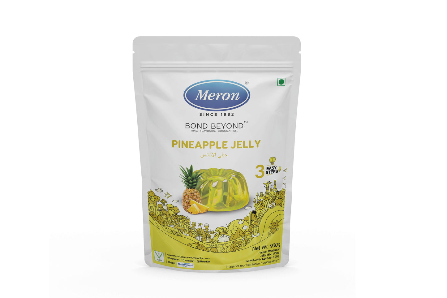 Pineapple Jelly - 900 gm - MeronKart