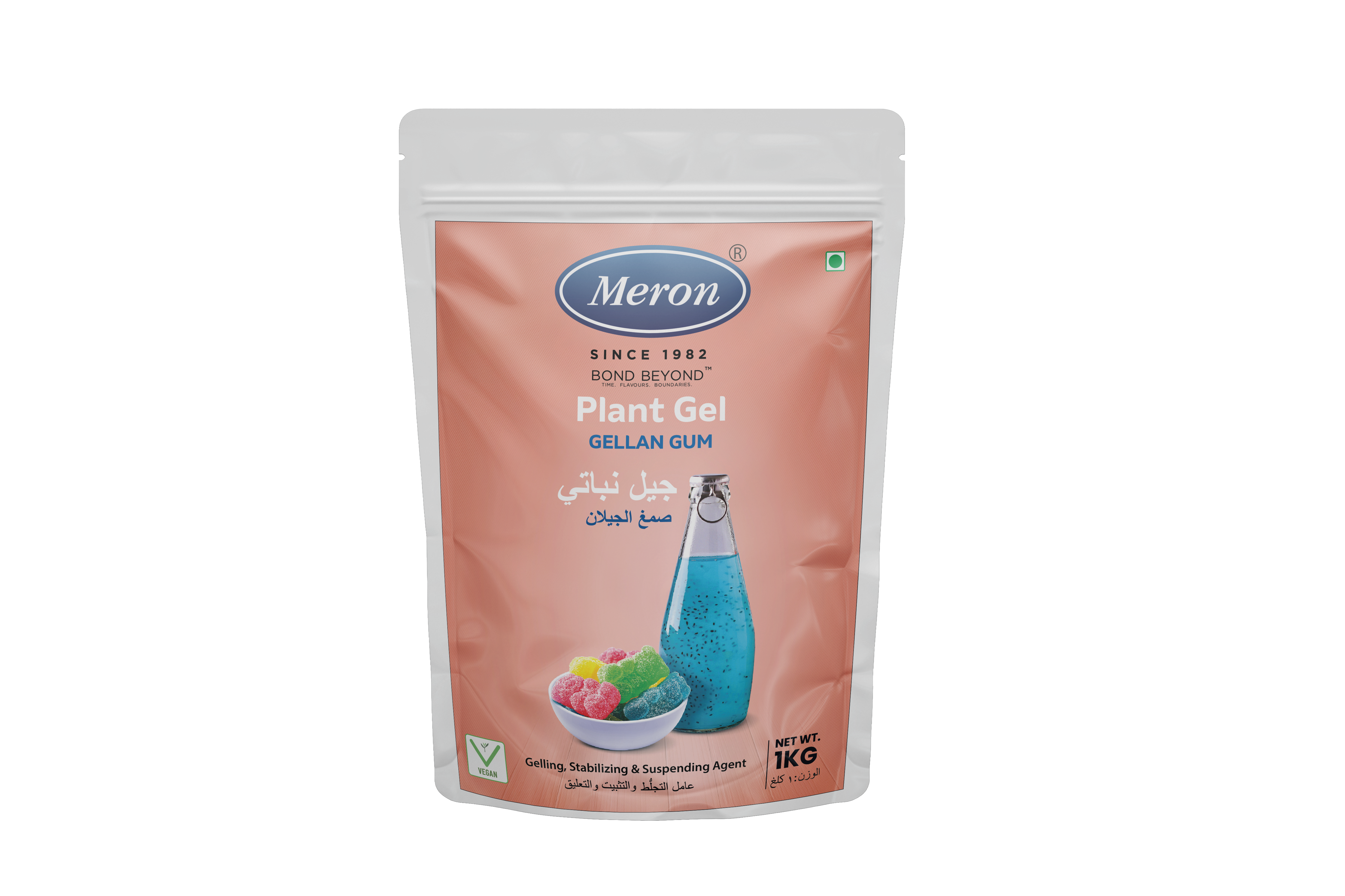 Meron Plant Gel (Gellan Gum) – Premium Food Stabilizer & Thickener | 500g