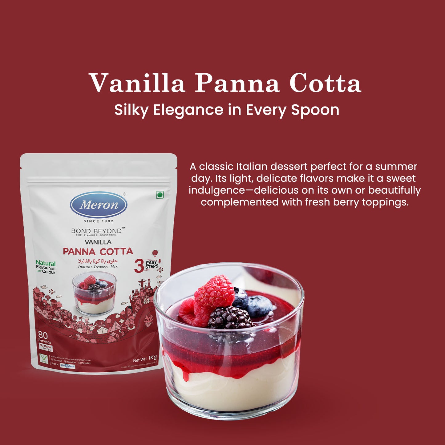 Vanilla Pannacotta - 1 Kg