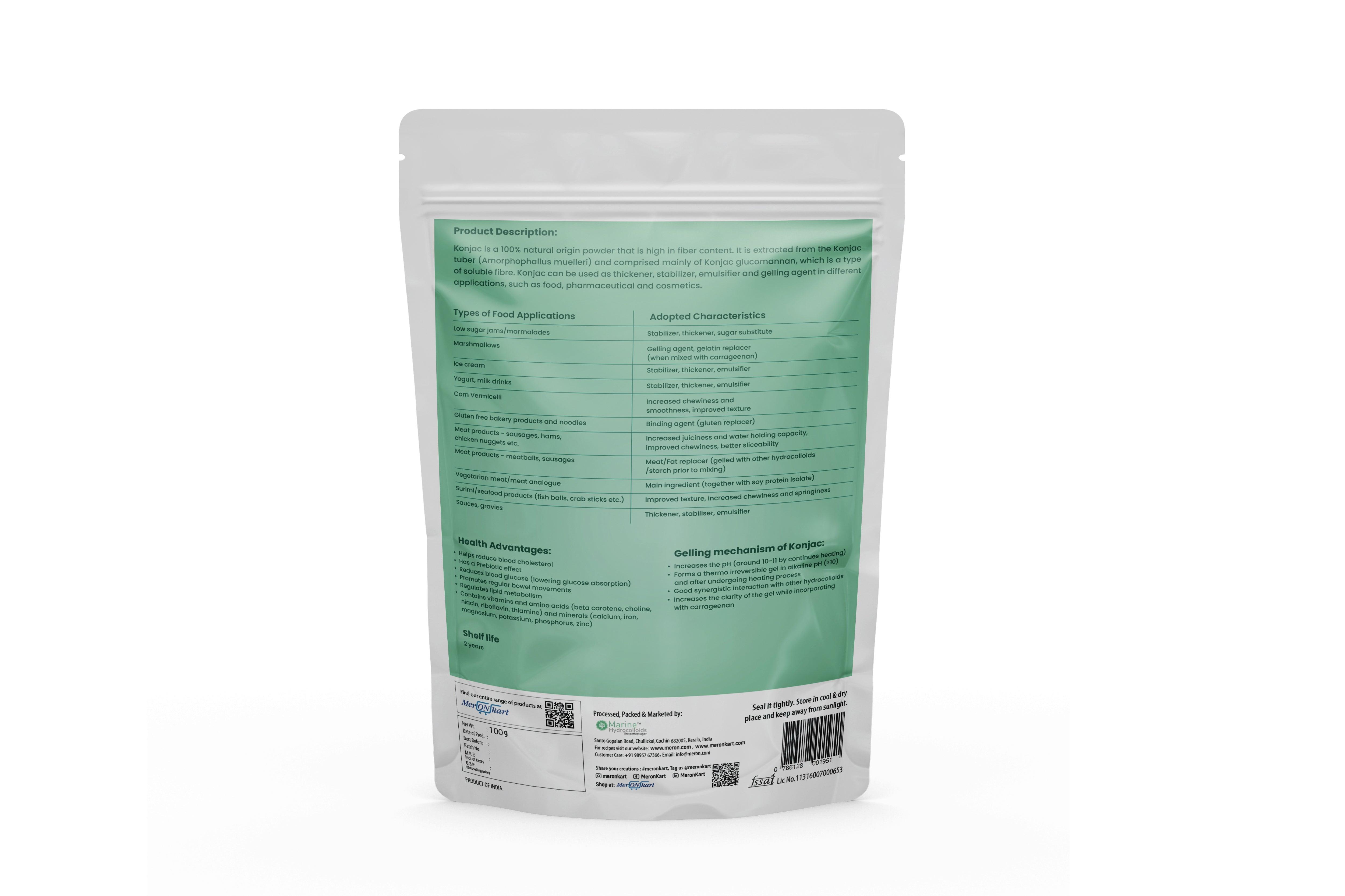 Refined Konjac - 100 gm - MeronKart
