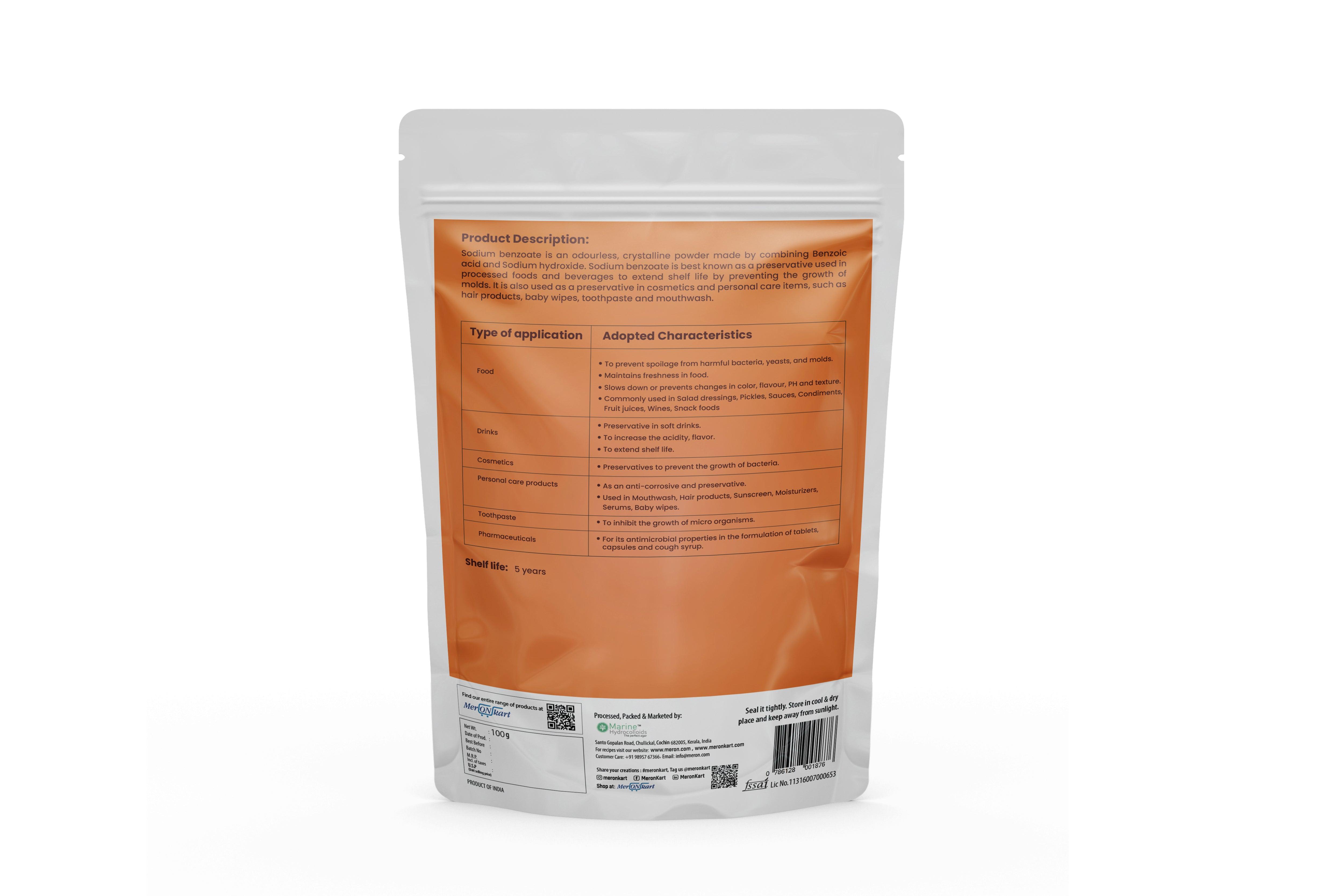 Sodium Benzoate - 100 gm - MeronKart