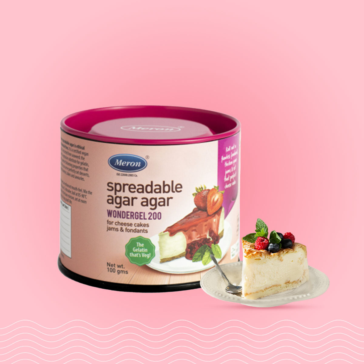 Spreadable Agar Agar - Wonder Gel 200 - 100 gm