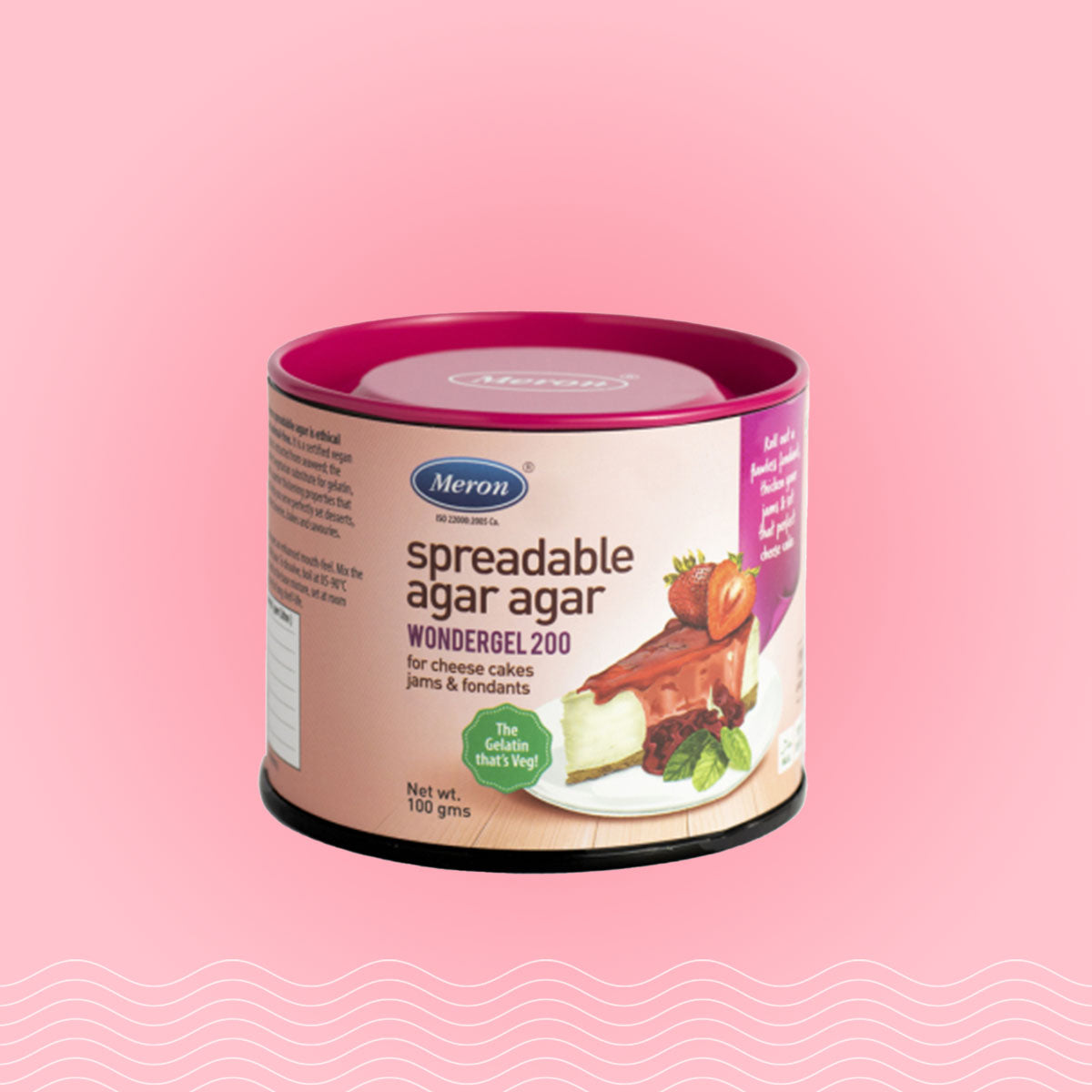 Spreadable Agar Agar - Wonder Gel 200 - 100 gm