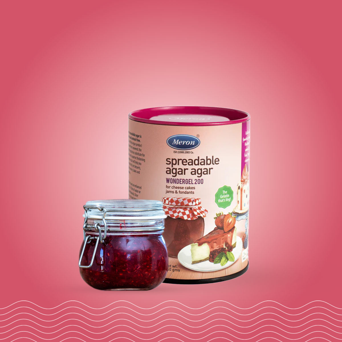 Spreadable Agar Agar - Wonder Gel 200 - 250 gm