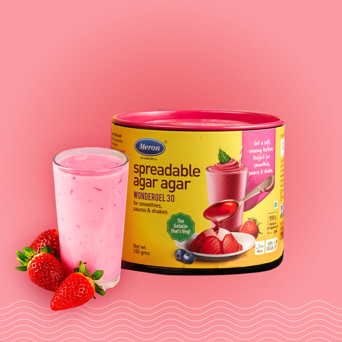 Spreadable Agar Agar - Wonder Gel 30 - 100 gm
