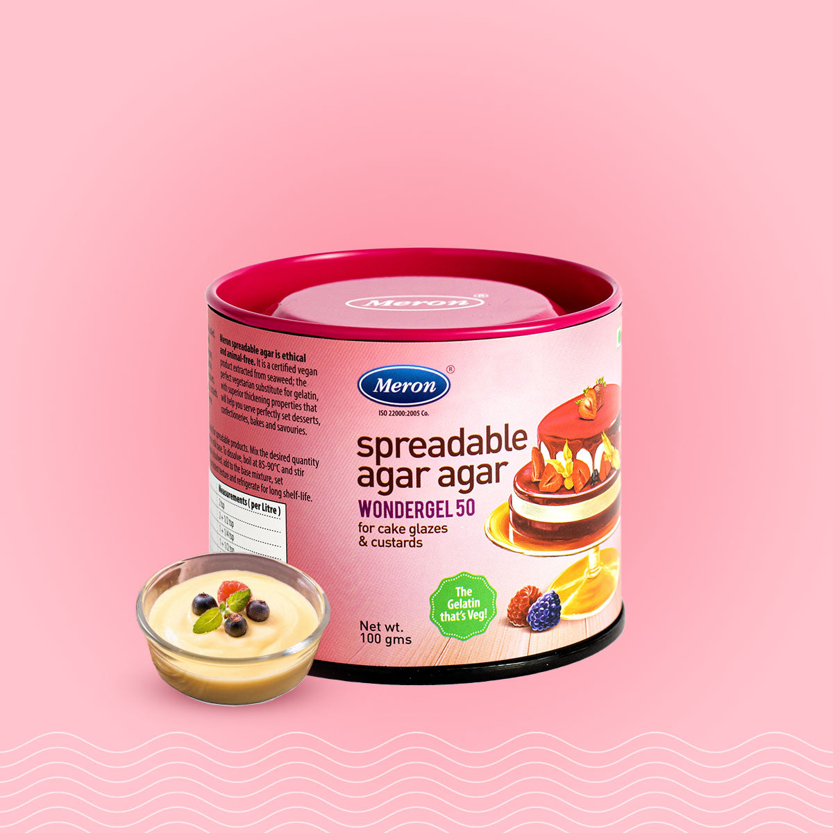Spreadable Agar Agar - Wonder Gel 50 - 100 gm